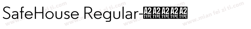 SafeHouse Regular字体转换